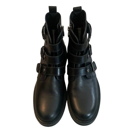 NEW CLARKS ORINOCO2 WOMEN'S BLACK LEATHER STUD BOOTS 9 - Picture 7 of 13
